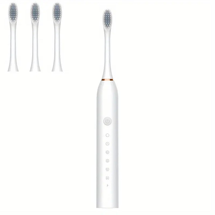 Brosse à dents électrique : 6 modes, minuteur, nettoyage profond, design ergonomique.