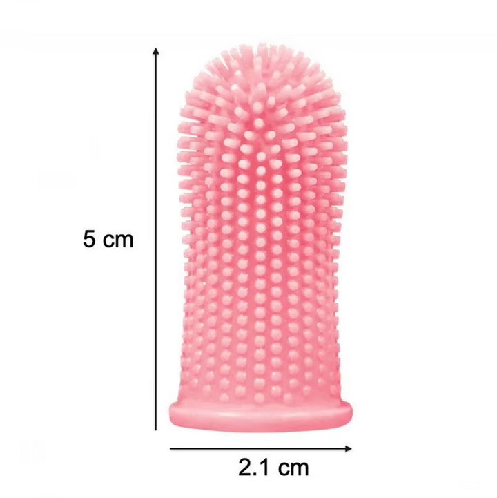"Brosse à dents en silicone réutilisable pour animaux, douce, efficace, design flexible pour nettoyage confortable."
