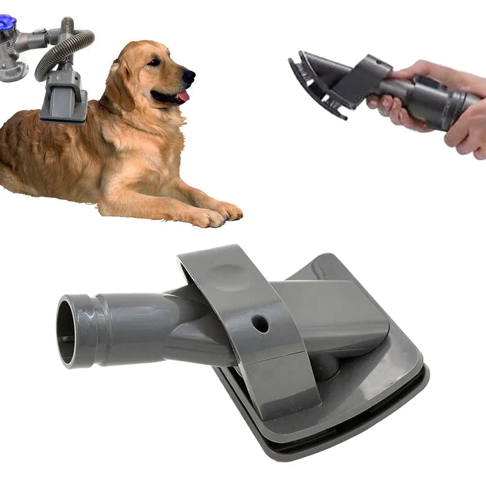 Brosse aspirateur pour animaux.  Toilettage facile et rapide.  Élimine poils et saletés. Pelage propre et brillant.