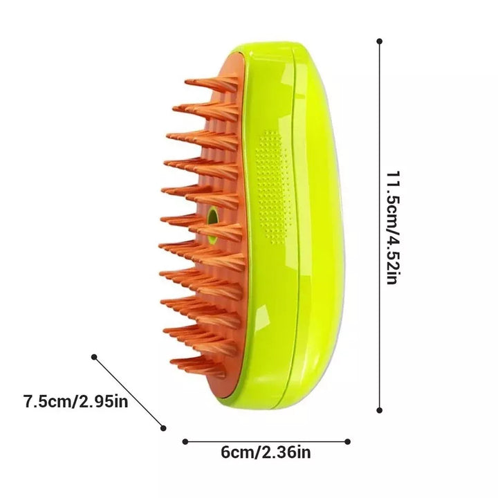 Brosse vapeur chien: soin pelage, massage relaxant, brillance garantie.