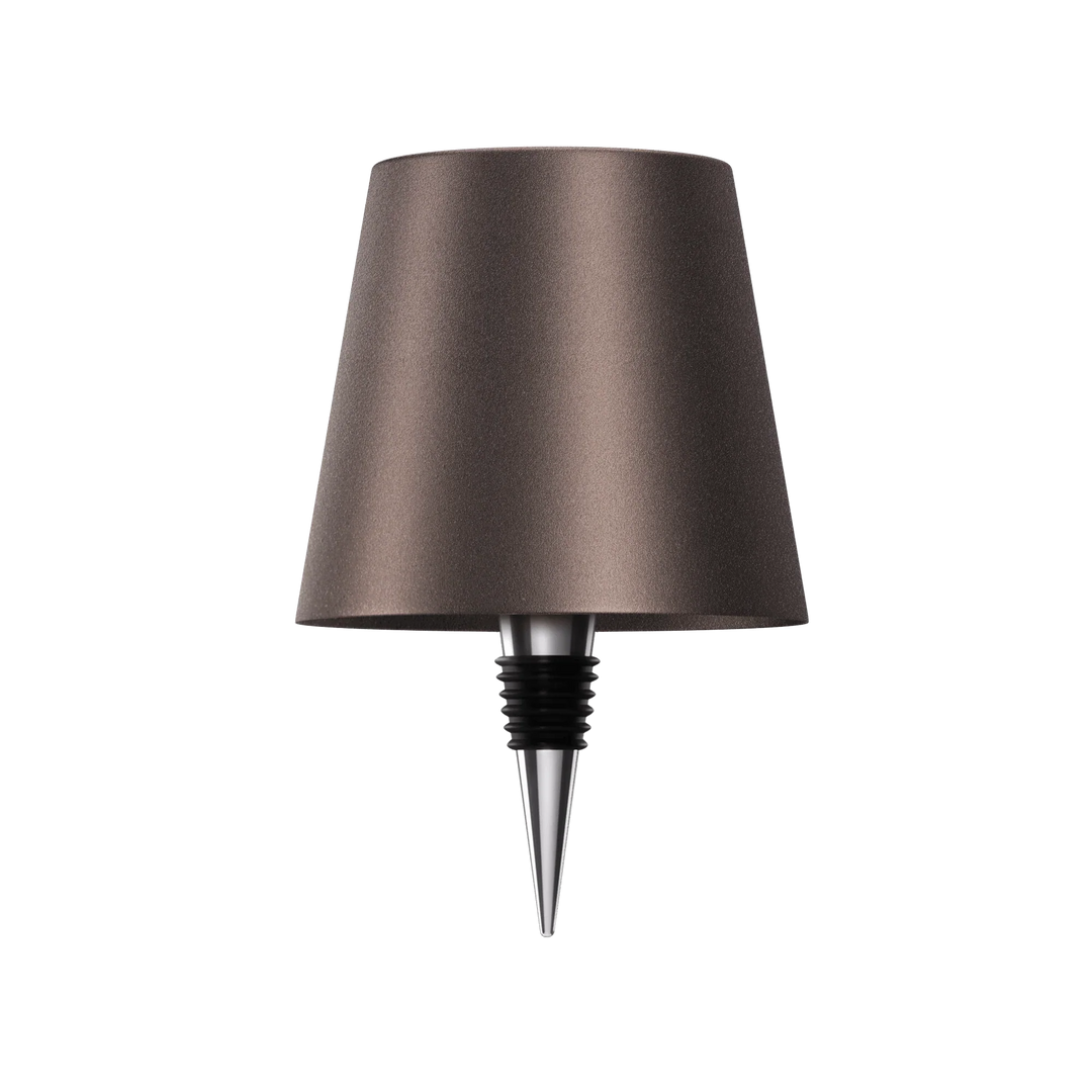 Lampe d'ambiance sans fil, design bouteille. Éclairage décoratif LED facile à déplacer et installer.