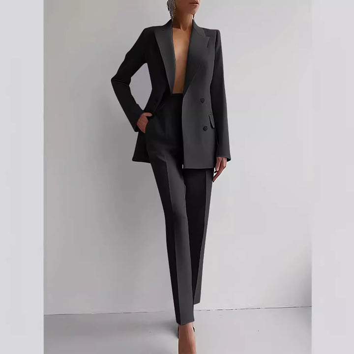 Conjunto elegante para mujeres - Blazer y Pantalón Slim