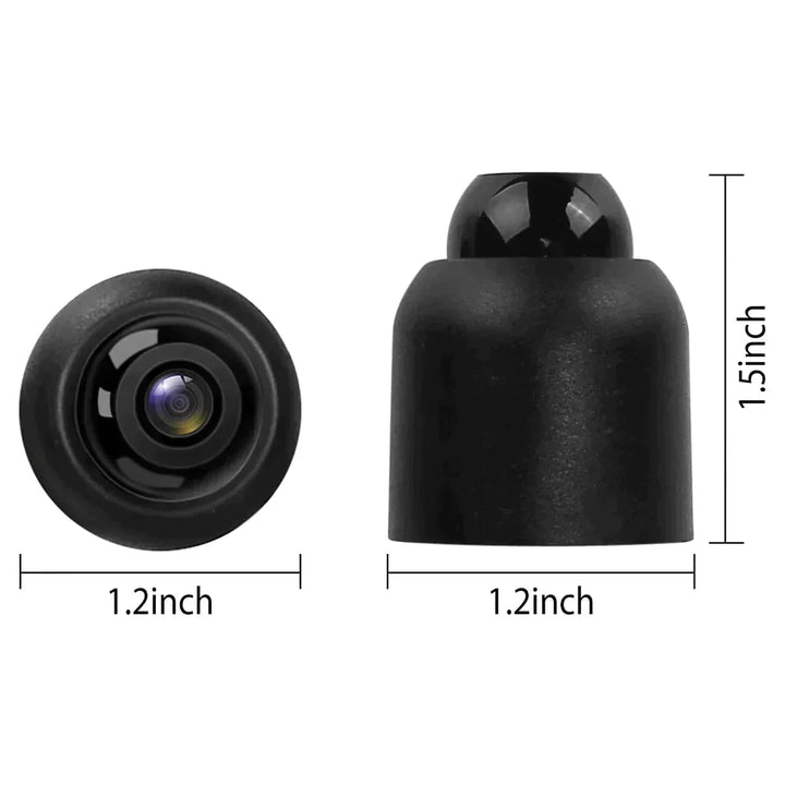 Caméra de surveillance WiFi NanoCam compacte, idéale pour sécurité domestique avec vision nocturne IR.