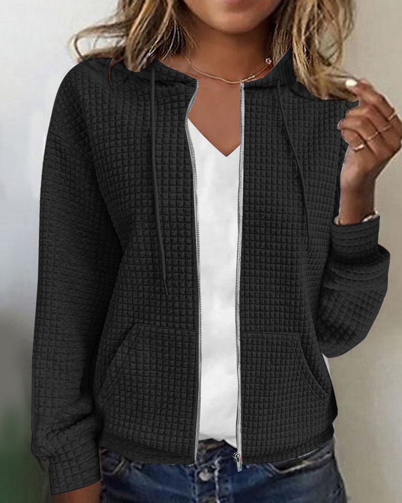 Cardigan Amara femme avec poches, mode décontractée confortable, un incontournable chic pour le quotidien.