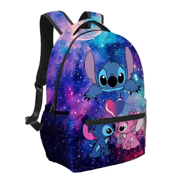 Cartable enfant tendance, design galactique, personnages attachants.  Sac scolaire pratique et stylé.