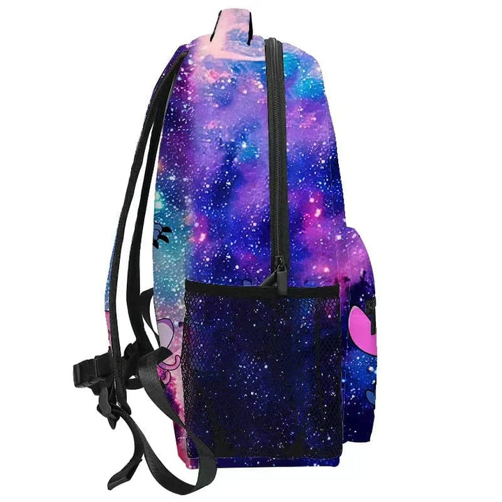 Cartable enfant tendance, design galactique, personnages attachants.  Sac scolaire pratique et stylé.