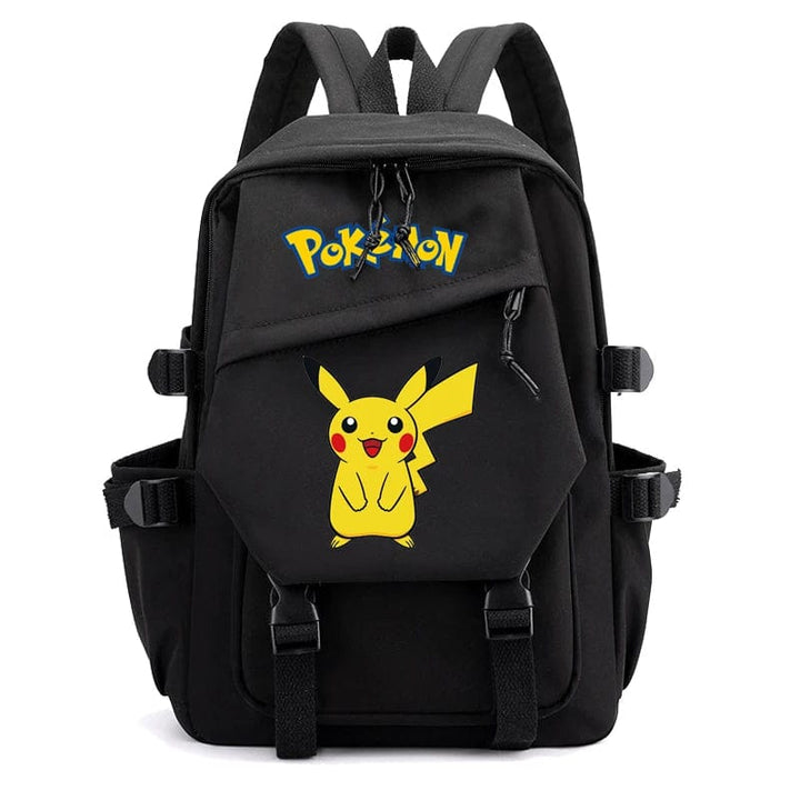 "Cartable Pokémon coloré avec Pikachu, design spacieux pour livres et fournitures scolaires, idéal rentrée scolaire."