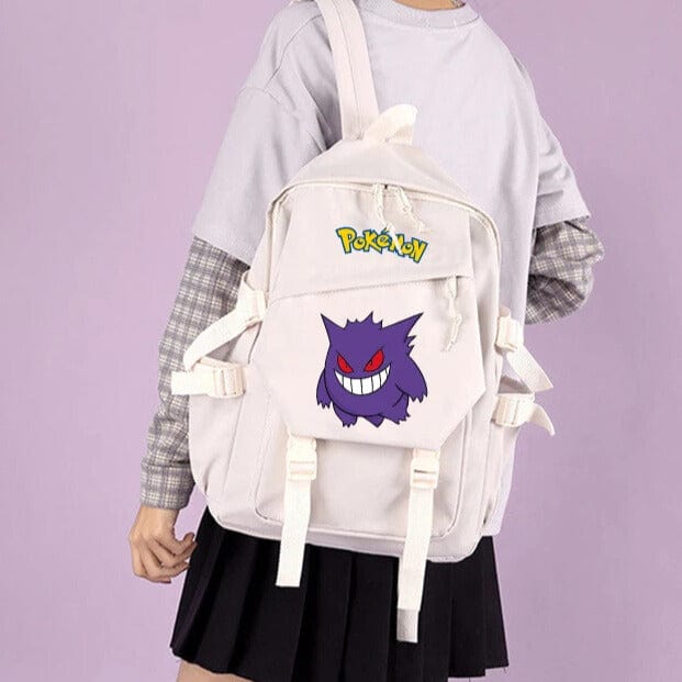 "Cartable Pokémon coloré avec Pikachu, design spacieux pour livres et fournitures scolaires, idéal rentrée scolaire."