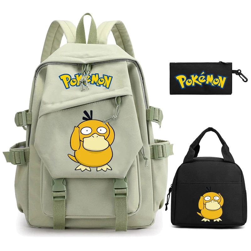 "Cartable Pokémon coloré avec Pikachu, design spacieux pour livres et fournitures scolaires, idéal rentrée scolaire."