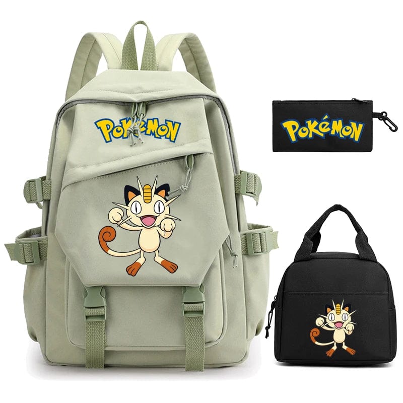 "Cartable Pokémon coloré avec Pikachu, design spacieux pour livres et fournitures scolaires, idéal rentrée scolaire."