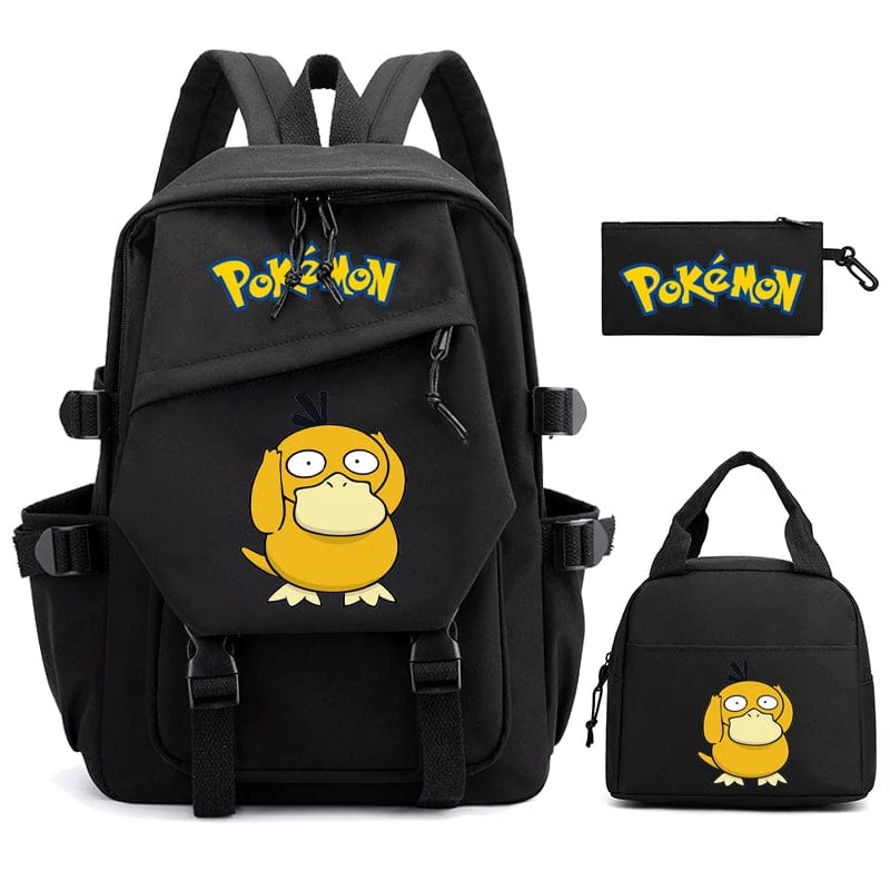 "Cartable Pokémon coloré avec Pikachu, design spacieux pour livres et fournitures scolaires, idéal rentrée scolaire."