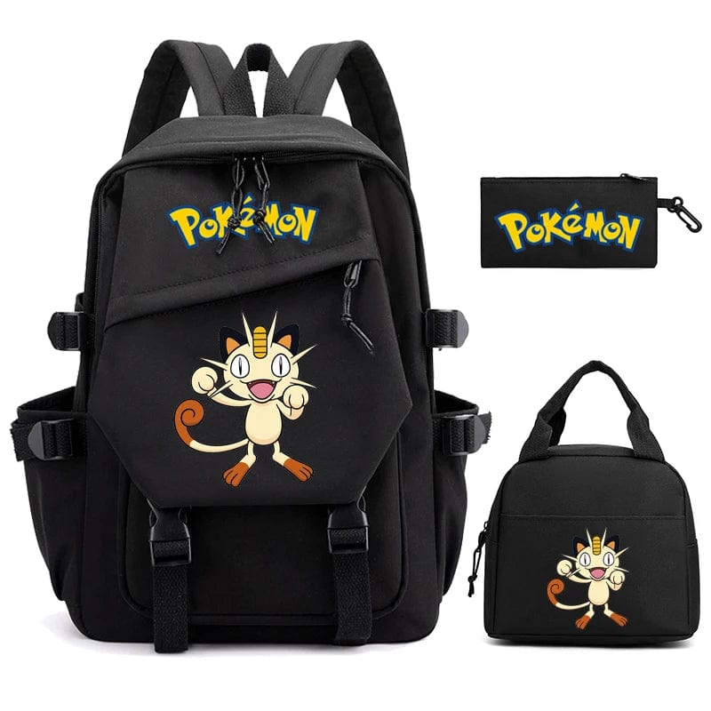 "Cartable Pokémon coloré avec Pikachu, design spacieux pour livres et fournitures scolaires, idéal rentrée scolaire."