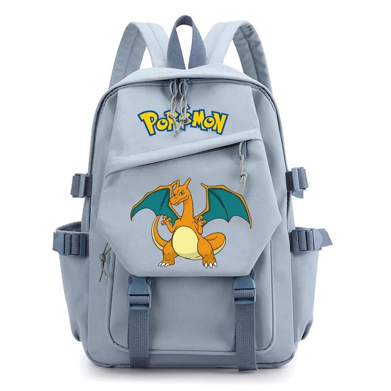 "Cartable Pokémon coloré avec Pikachu, design spacieux pour livres et fournitures scolaires, idéal rentrée scolaire."