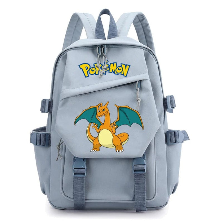 "Cartable Pokémon coloré avec Pikachu, design spacieux pour livres et fournitures scolaires, idéal rentrée scolaire."