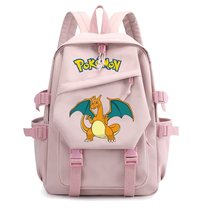 "Cartable Pokémon coloré avec Pikachu, design spacieux pour livres et fournitures scolaires, idéal rentrée scolaire."