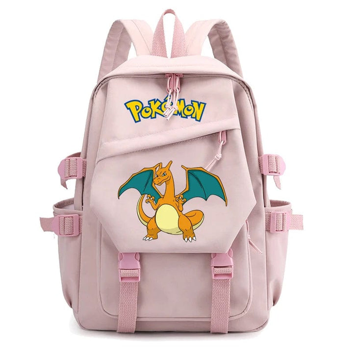 "Cartable Pokémon coloré avec Pikachu, design spacieux pour livres et fournitures scolaires, idéal rentrée scolaire."