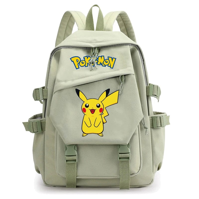 "Cartable Pokémon coloré avec Pikachu, design spacieux pour livres et fournitures scolaires, idéal rentrée scolaire."