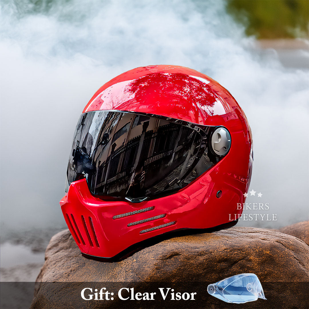 Casque moto intégral, sécurité optimale. Coque robuste, intérieur confortable. Homologué DOT/ECE.