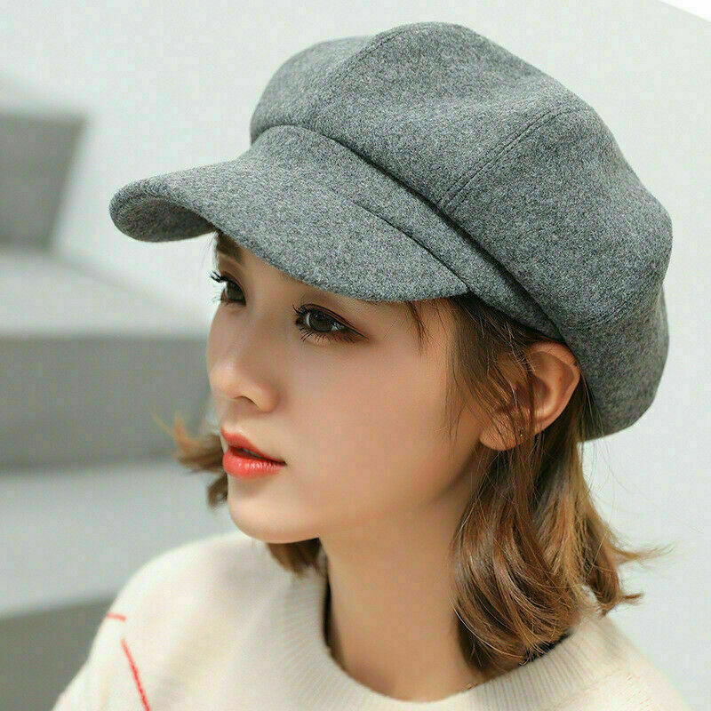 Casquette ballon unisexe vintage hivernale, style rétro élégant, accessoire de mode chaud et confortable.