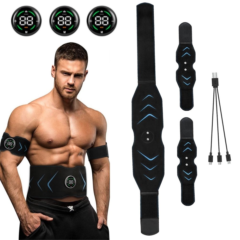 Ceinture amincissante électrostimulation. Brûle graisses, muscle abdominaux.  Confort optimal.