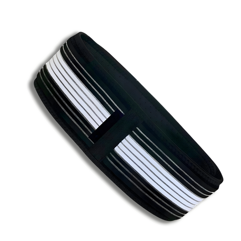 Ceinture lombaire ergonomique, noire, ajustable, pour soulagement des douleurs dorsales et confort quotidien, à usage discret