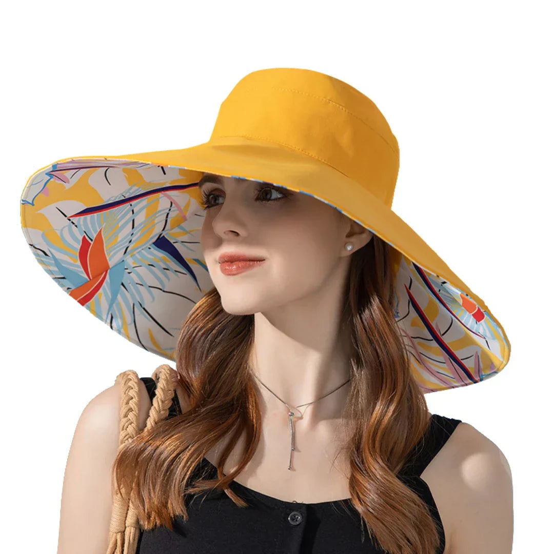 Bob réversible femme, deux styles en un pour l'été et la mode estivale.
