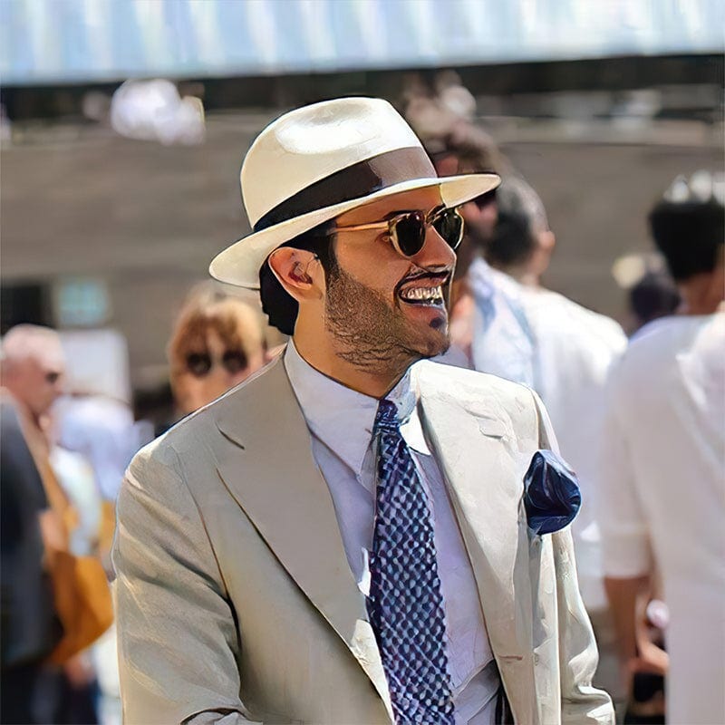 Accessoire de mode unisexe intemporel: chapeau classique élégant, léger et très confortable.