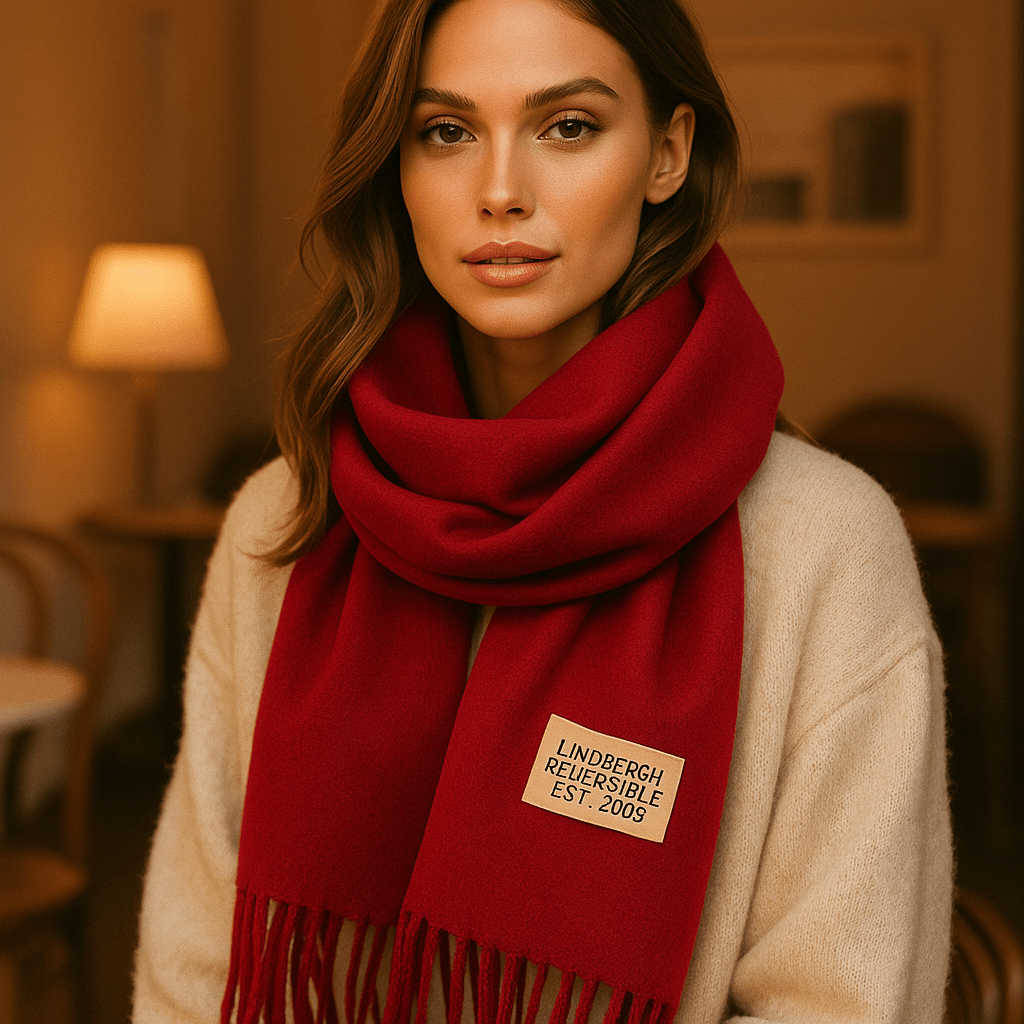 Châle pashmina réversible pour femme, un accessoire chaud et tendance.