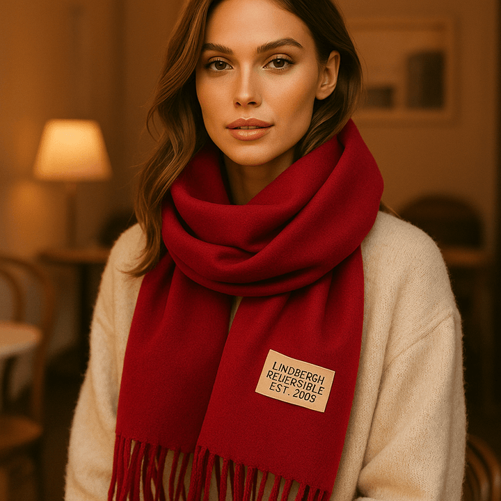Châle pashmina réversible pour femme, un accessoire chaud et tendance.