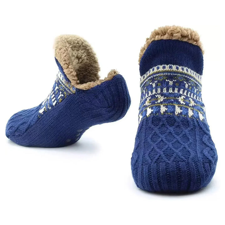 Chaussettes chaudes antidérapantes, parfaites pour le confort quotidien à la maison en hiver.