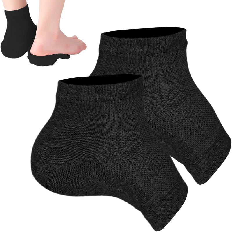 Chaussettes rehaussantes ergonomiques et respirantes pour hommes, apportant confort et gain de hauteur discret.