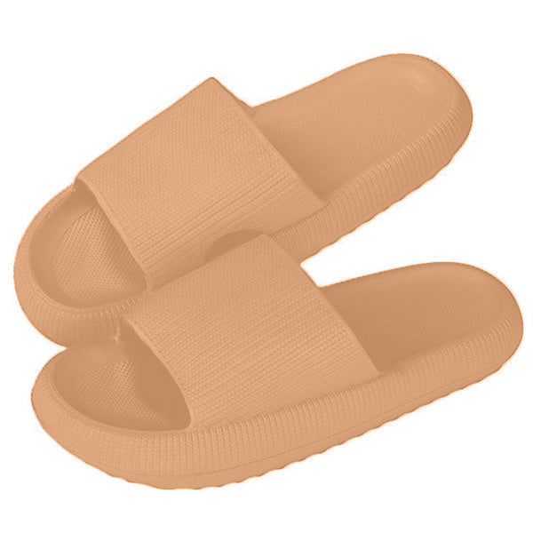 "Chausson ergonomique gris avec doublure douce et semelle antidérapante, idéal pour confort et sécurité à la maison."