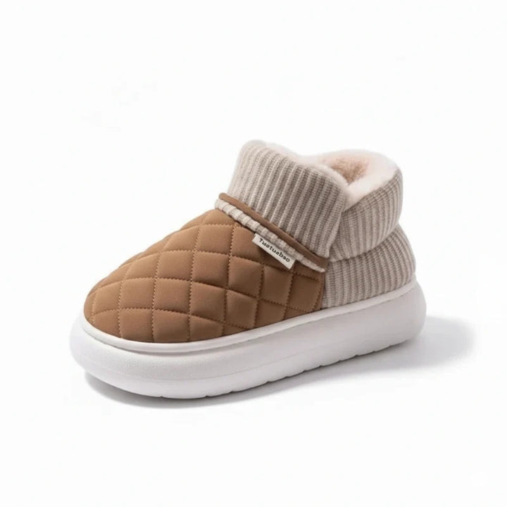Pantoufles d'hiver extra chaudes pour femmes, avec doublure douce pour un maximum de chaleur.