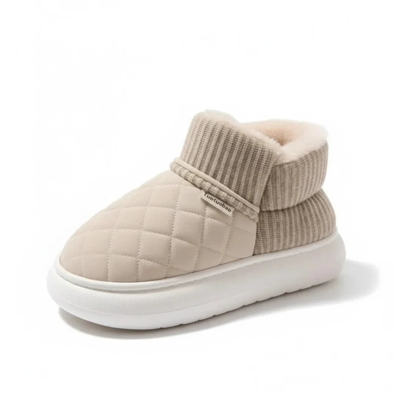 Chaussons en fausse fourrure pour femmes, incroyablement doux, chauds et confortables pour l'hiver.