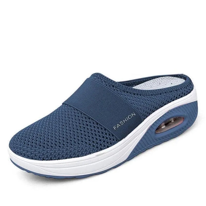 Mules de marche respirantes femme, légères et confortables, parfaites pour un usage quotidien.