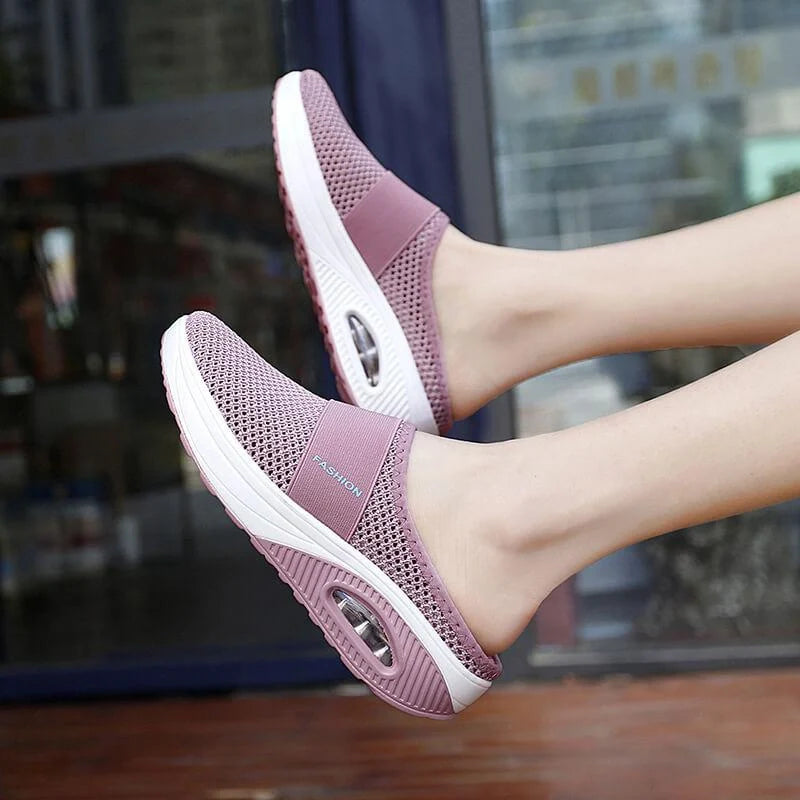Chaussons respirantes pour femmes, parfaites pour le quotidien et la marche confortable.