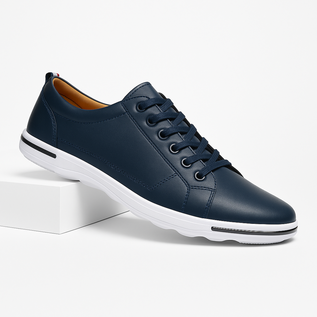 Chaussure basse homme respirante et légère, garantissant un confort maximal toute la journée.