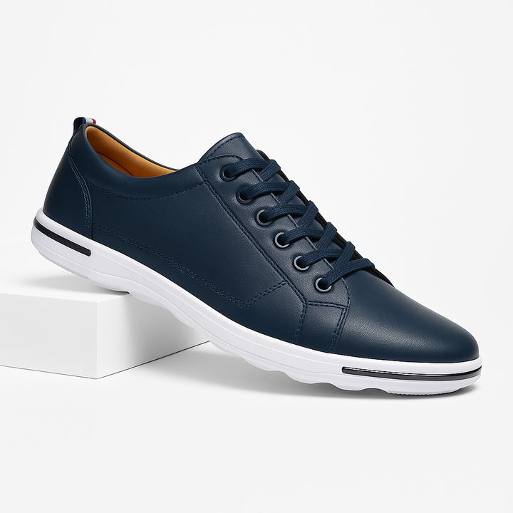 Chaussure basse homme respirante et légère, garantissant un confort maximal toute la journée.