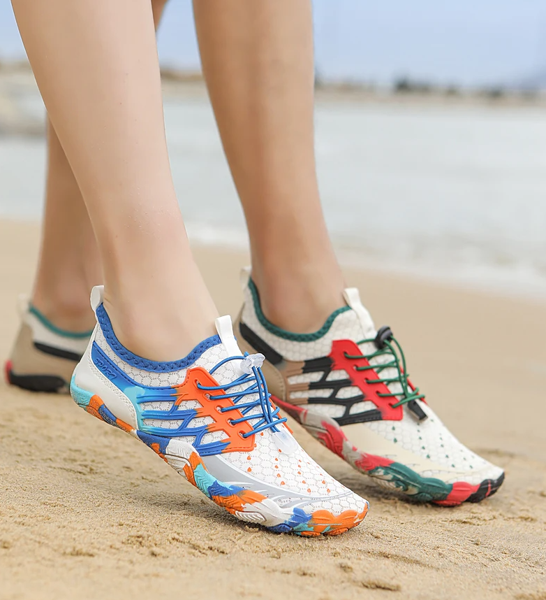 Chaussures de randonnée aquatique unisexe, robustes avec adhérence optimale pour sentiers et rivières.