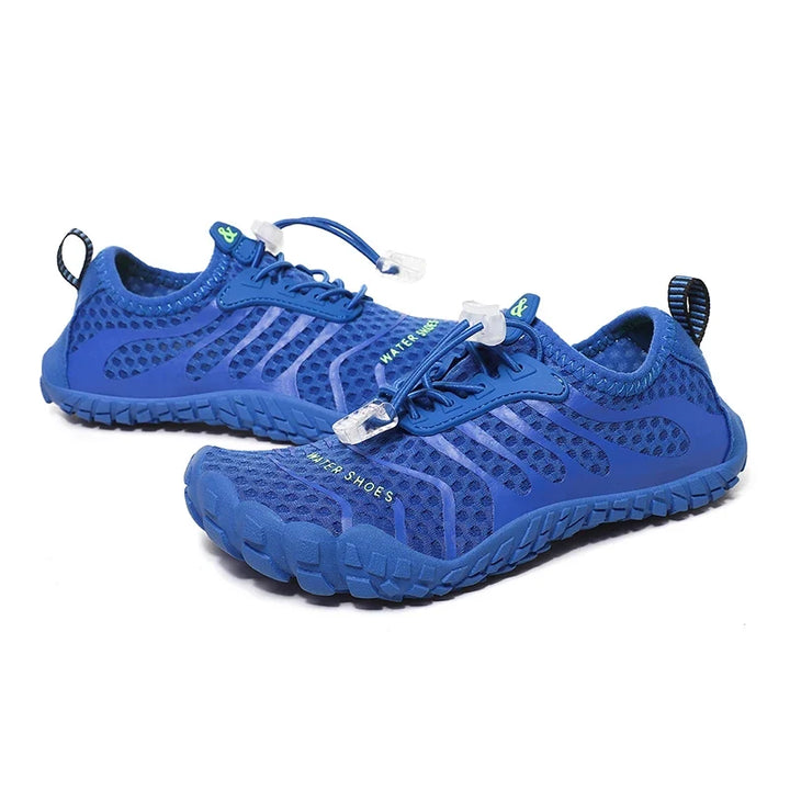 Chaussures aquatiques enfant séchage rapide, respirantes, parfaites pour l'été, plage et natation.