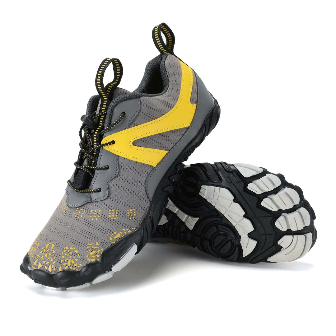 Chaussures d'eau respirantes en mesh, style pieds nus, pour un séchage rapide et un confort maximal.
