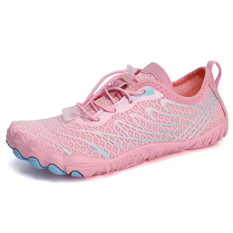 Chaussures minimalistes unisexes pour activités aquatiques, marche en bord de mer et sports d'été.