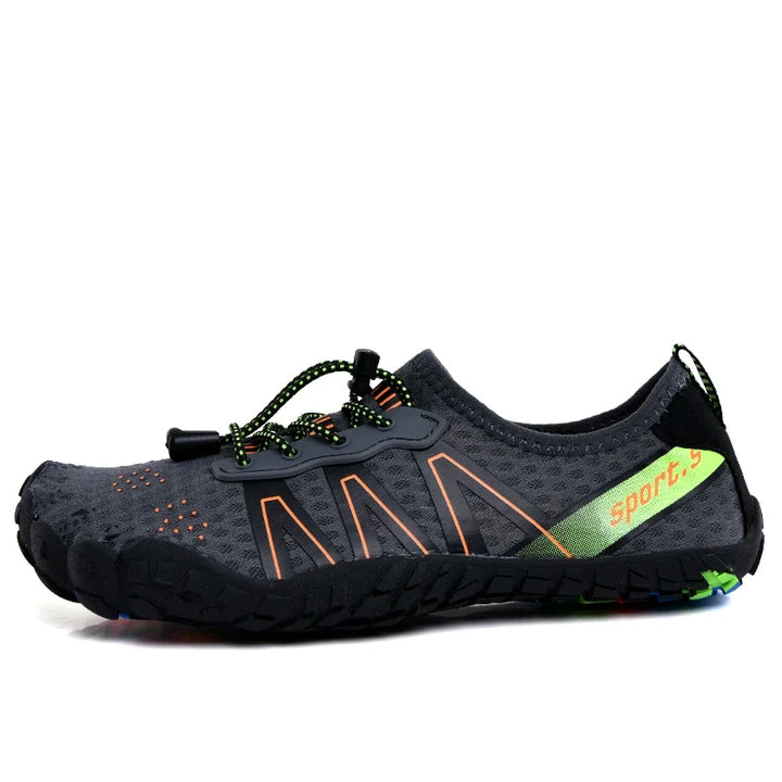 Chaussures aquatiques pieds nus séchage rapide, idéales plage, natation, sport nautique, légères & confortables unisexe.