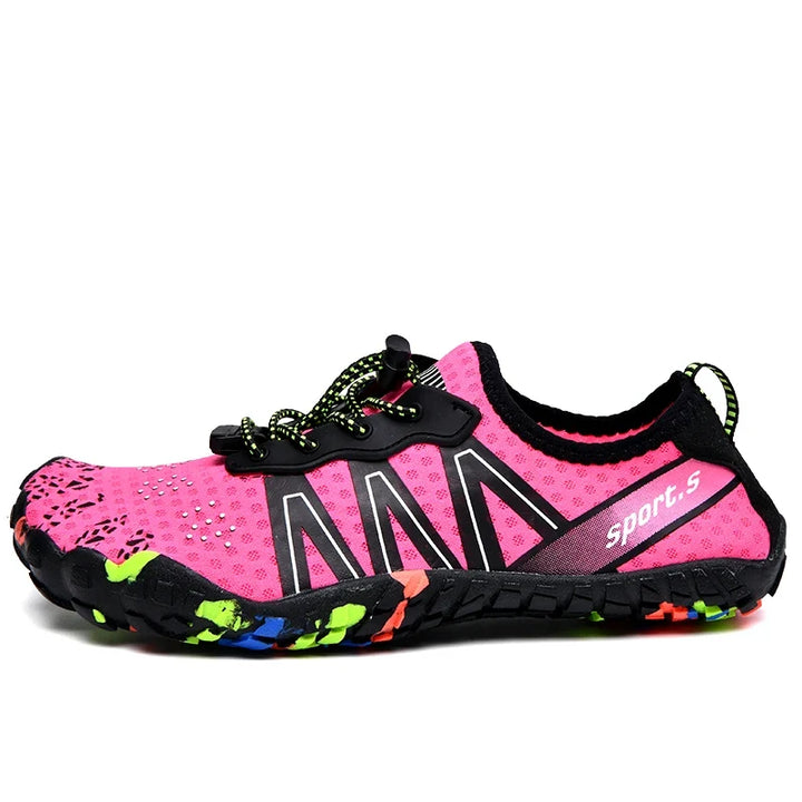 Chaussures aquatiques d'extérieur pieds nus séchage rapide, idéales pour la plage, natation, sports nautiques, robustes.