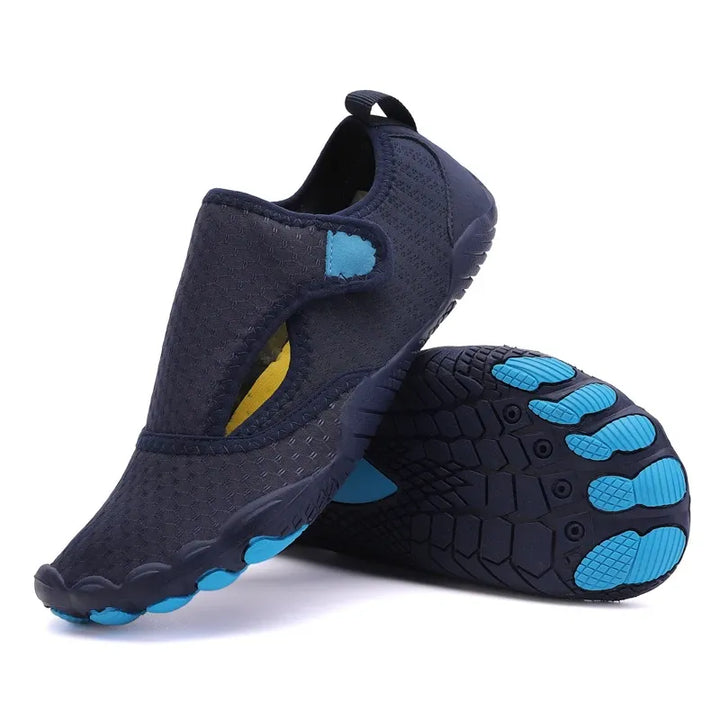 Chaussures aquatiques estivales pour adultes et enfants, respirantes, légères, antidérapantes.