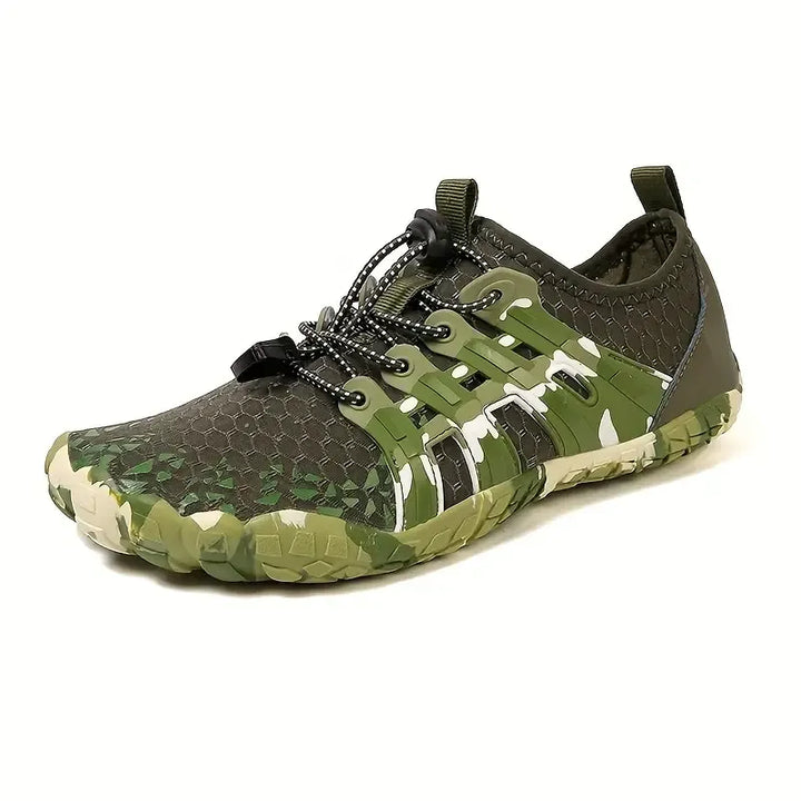 Chaussures aquatiques respirantes pour sport nautique et extérieur, avec protection pieds nus optimale.