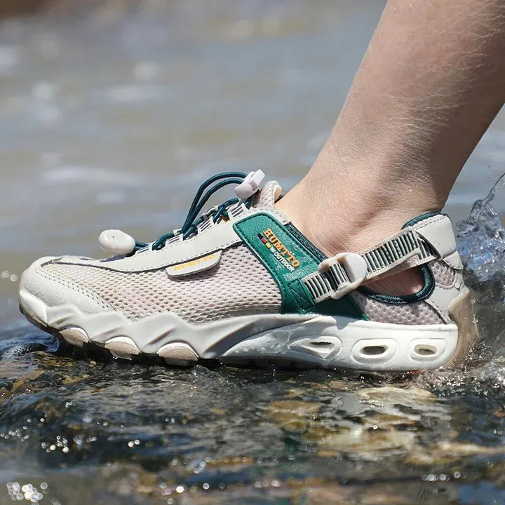 Chaussures aquatiques respirantes femme, séchage rapide, polyvalentes pour l'été.