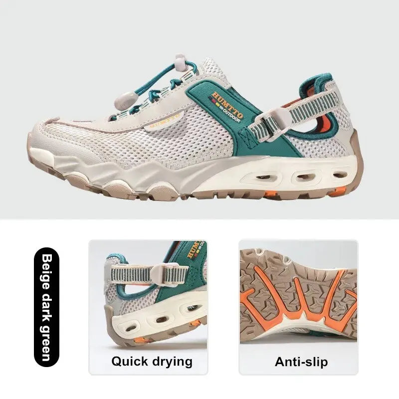 Chaussures de sport aquatique pour femme, conçues pour la randonnée et le confort.