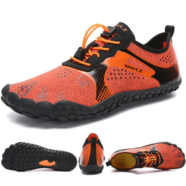 Chaussures aquatiques unisexe respirantes pour plage, natation et sports nautiques.