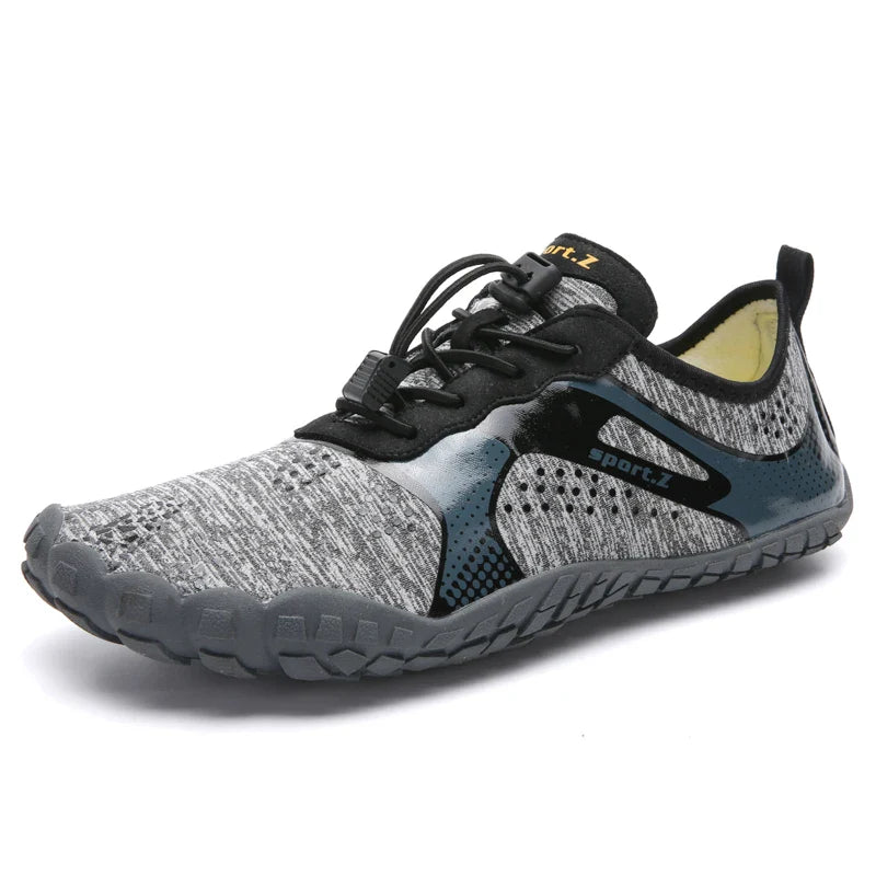 Chaussures aquatiques respirantes pour protection des pieds sur plage et rochers, séchage rapide.